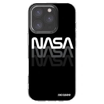 Picasee átlátszó szilikon tok az alábbi mobiltelefonokra Apple iPhone 16 Pro - NASA Triple
