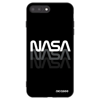 Picasee fekete szilikon tok az alábbi mobiltelefonokra Apple iPhone 7 Plus - NASA Triple