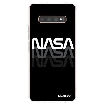 Picasee átlátszó szilikon tok az alábbi mobiltelefonokra Samsung Galaxy S10 Plus G975 - NASA Triple