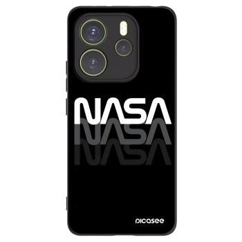 Picasee fekete szilikon tok az alábbi mobiltelefonokra Xiaomi Redmi Note 14 4G - NASA Triple