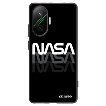 Picasee fekete szilikon tok az alábbi mobiltelefonokra Xiaomi Poco F7 Pro 5G - NASA Triple