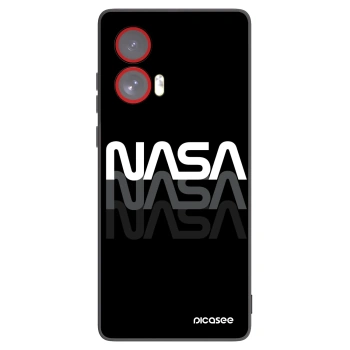 Picasee fekete szilikon tok az alábbi mobiltelefonokra Motorola Edge 50 Fusion - NASA Triple