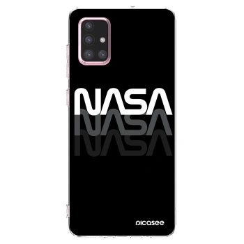 Picasee átlátszó szilikon tok az alábbi mobiltelefonokra Samsung Galaxy A71 A715F - NASA Triple