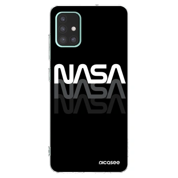 Picasee átlátszó szilikon tok az alábbi mobiltelefonokra Samsung Galaxy A51 A515F - NASA Triple
