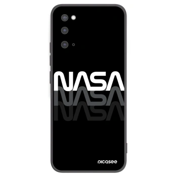 Picasee fekete szilikon tok az alábbi mobiltelefonokra Samsung Galaxy S20 G980F - NASA Triple