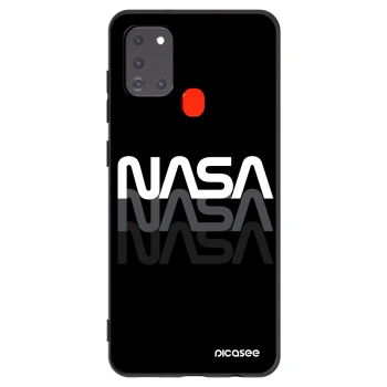 Picasee fekete szilikon tok az alábbi mobiltelefonokra Samsung Galaxy A21s - NASA Triple