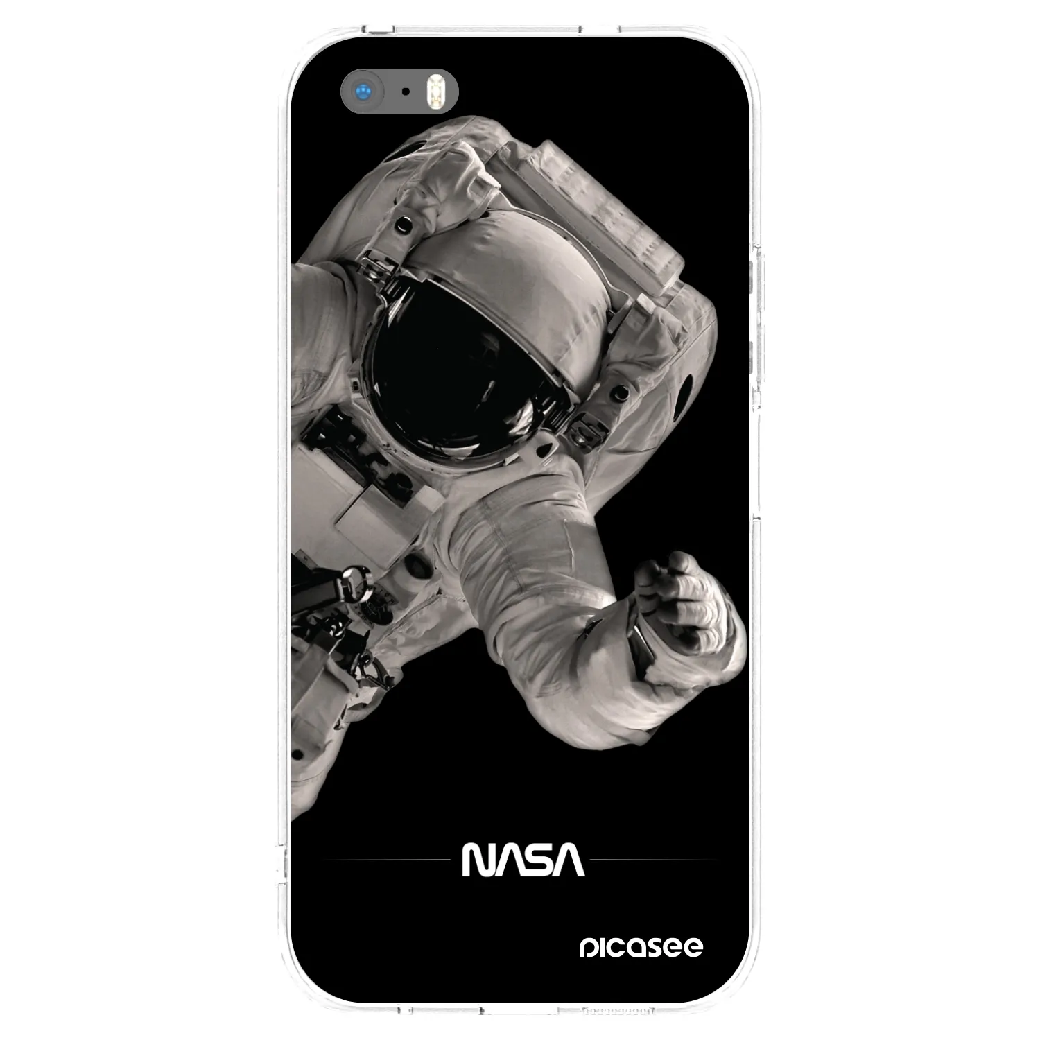 Picasee átlátszó szilikon tok az alábbi mobiltelefonokra Apple iPhone 5/5S/SE - Astronaut Big