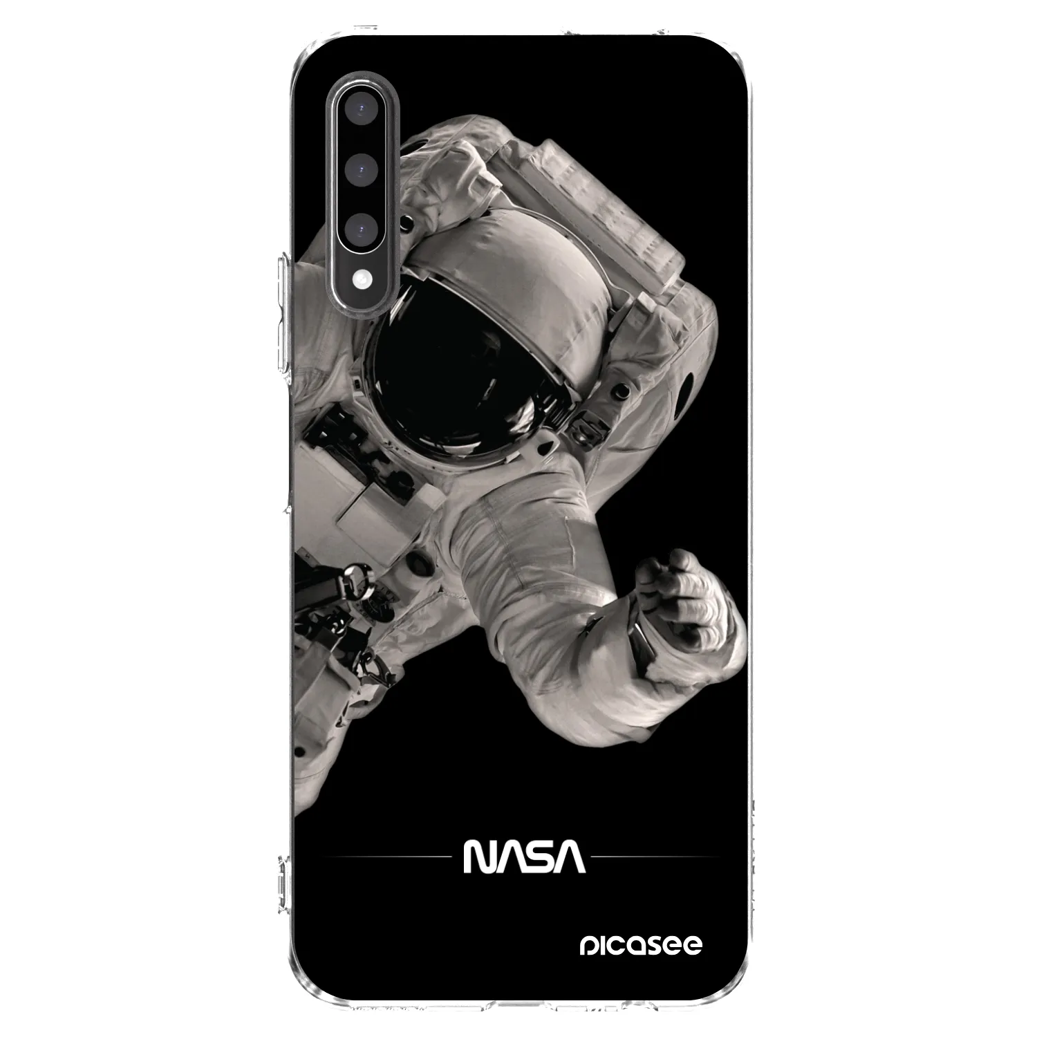 Picasee átlátszó szilikon tok az alábbi mobiltelefonokra Honor 9X Pro - Astronaut Big