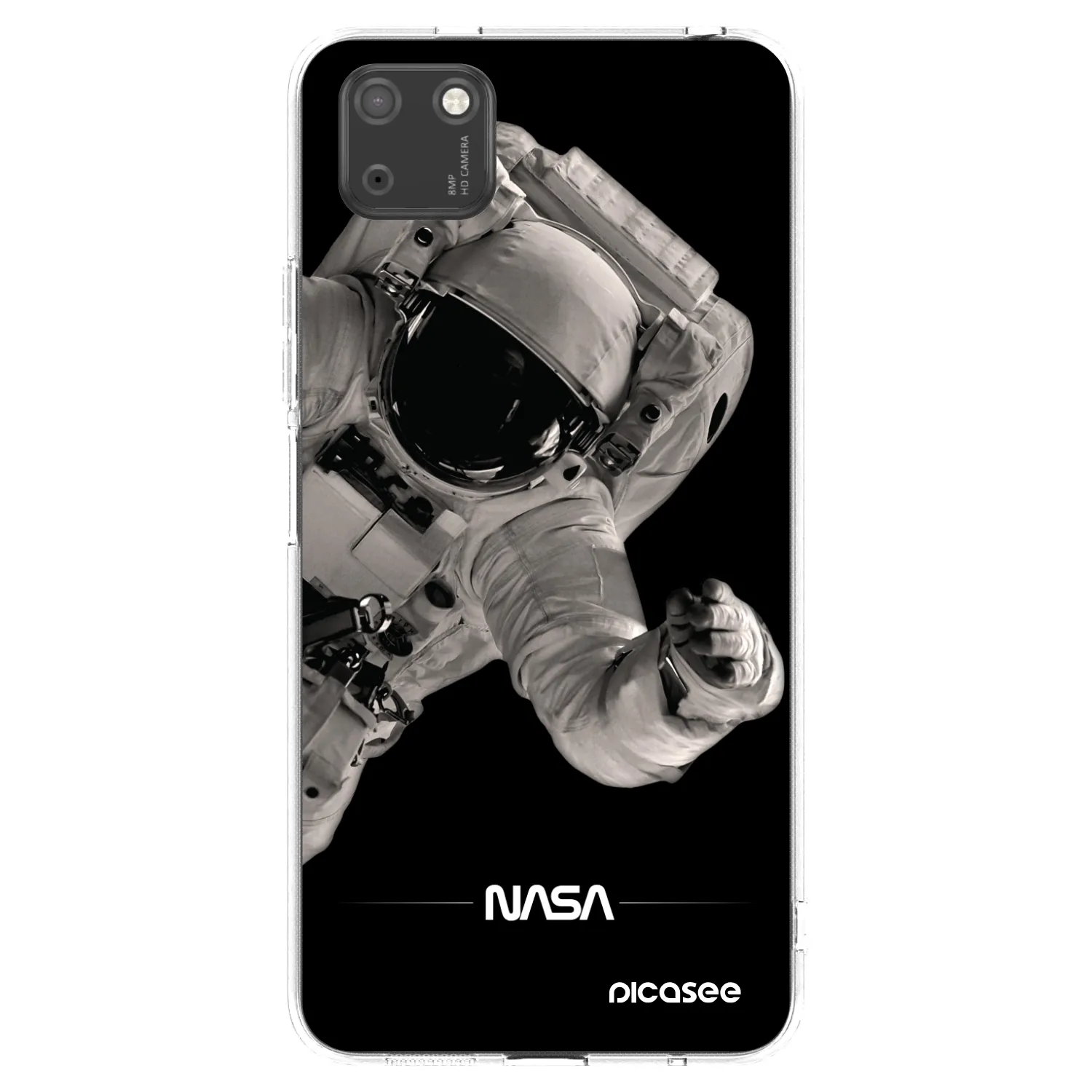 Picasee átlátszó szilikon tok az alábbi mobiltelefonokra Huawei Y5P - Astronaut Big