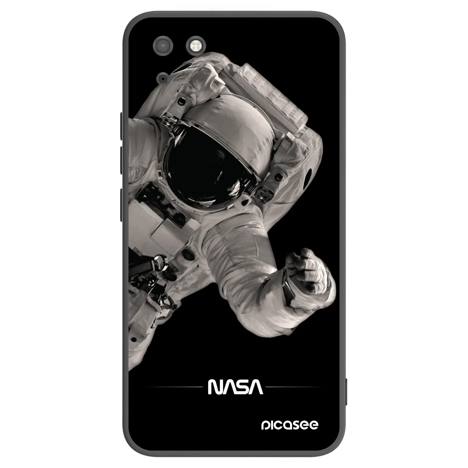 Picasee fekete szilikon tok az alábbi mobiltelefonokra Huawei Y5P - Astronaut Big
