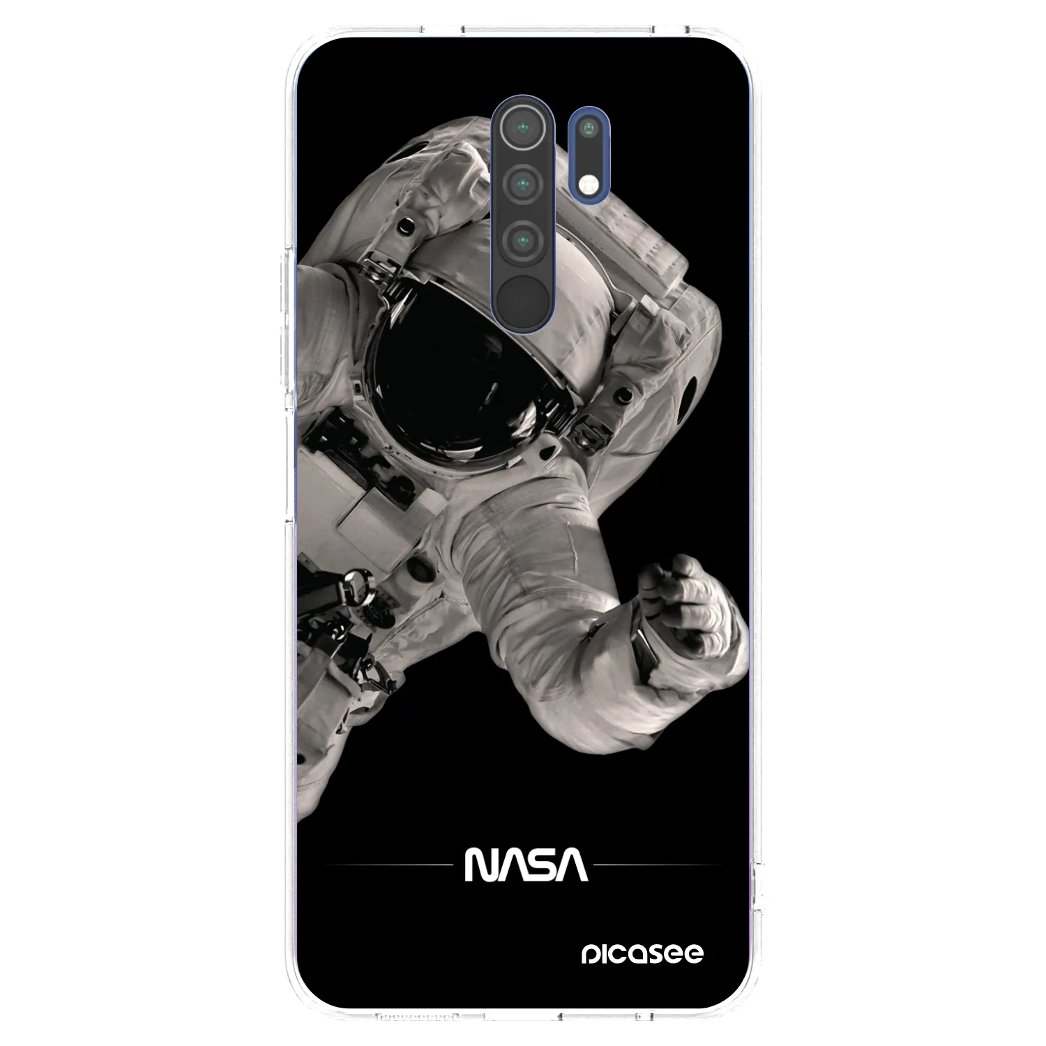 Picasee átlátszó szilikon tok az alábbi mobiltelefonokra Xiaomi Redmi 9 - Astronaut Big