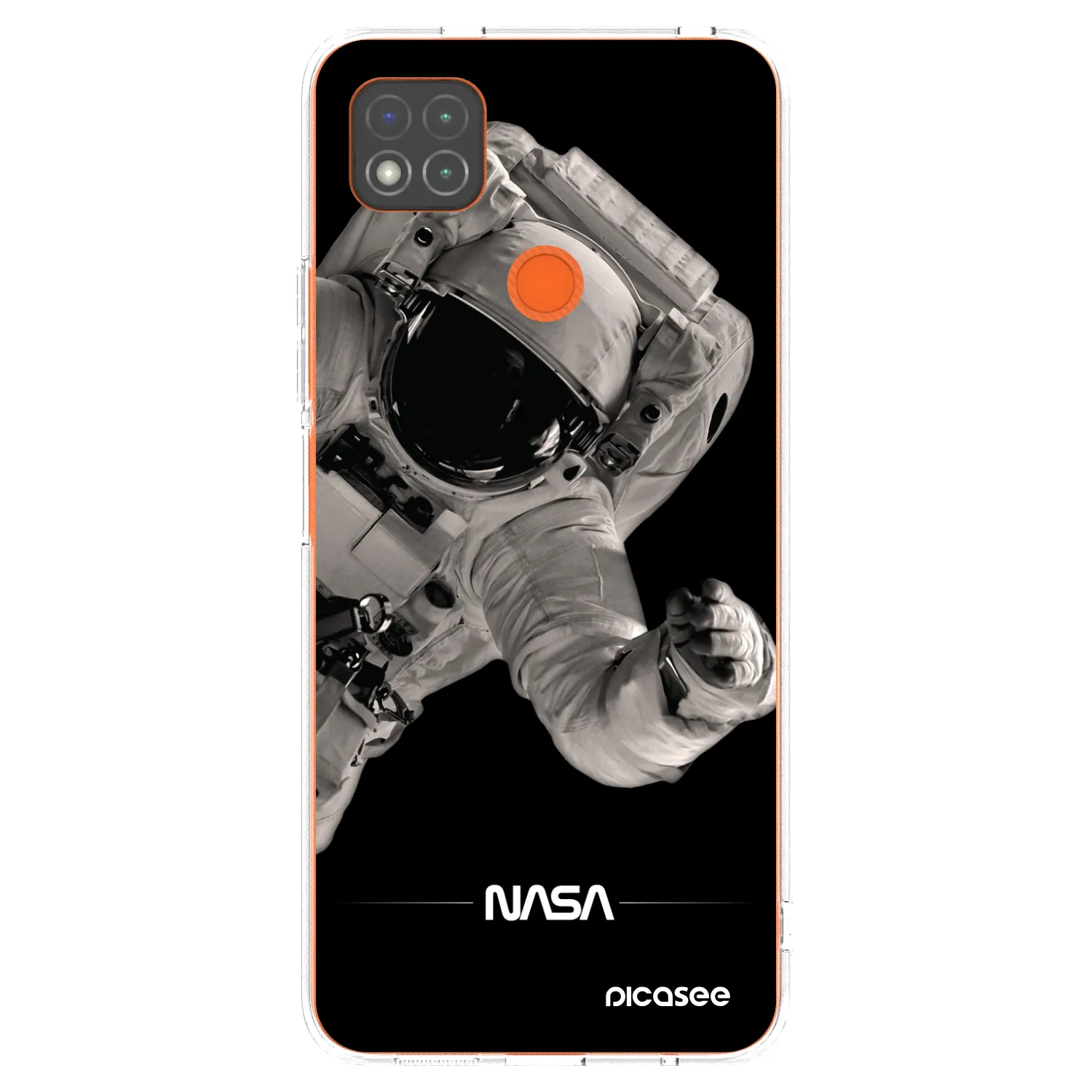 Picasee átlátszó szilikon tok az alábbi mobiltelefonokra Xiaomi Redmi 9C - Astronaut Big
