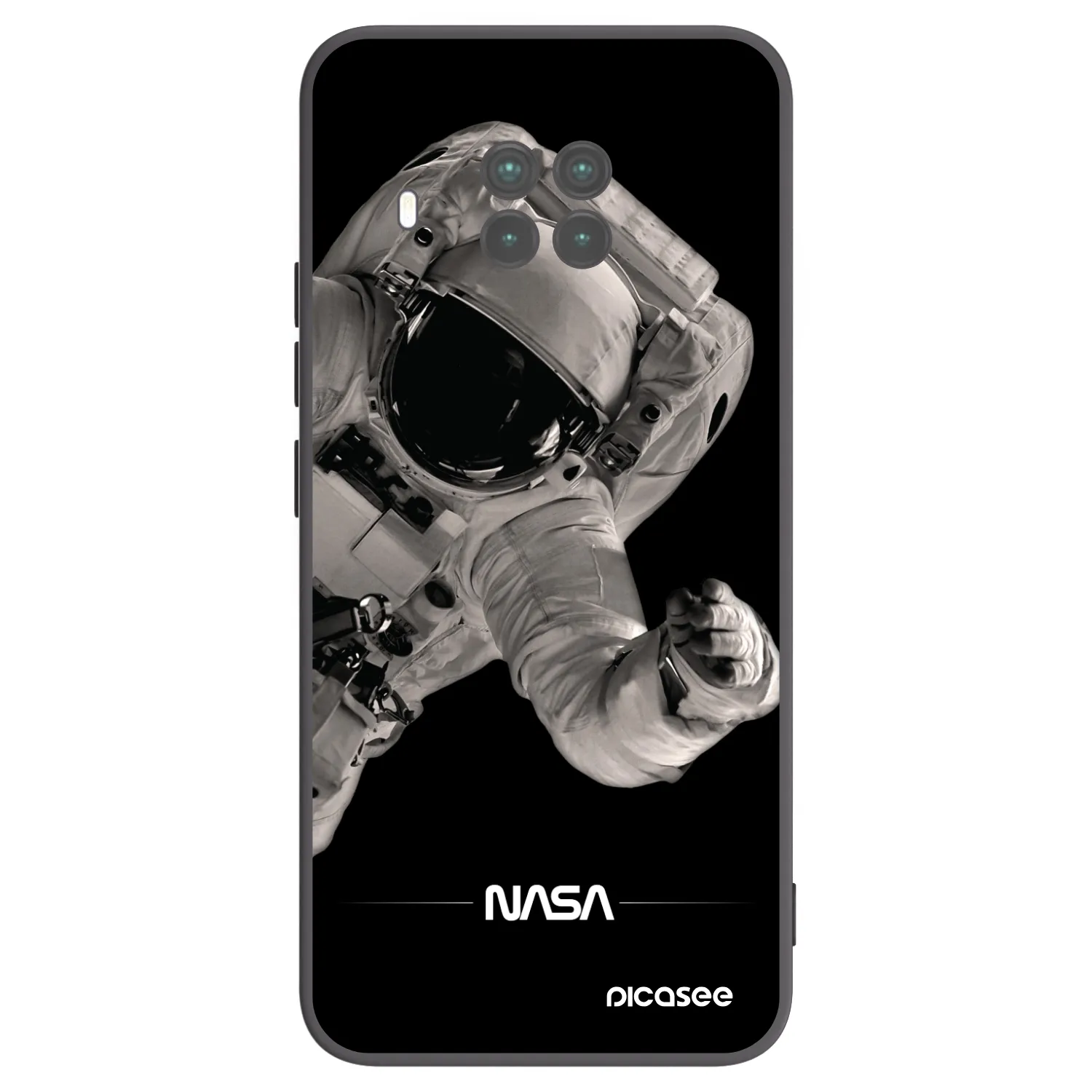 Picasee fekete szilikon tok az alábbi mobiltelefonokra Xiaomi Mi 10T Lite - Astronaut Big