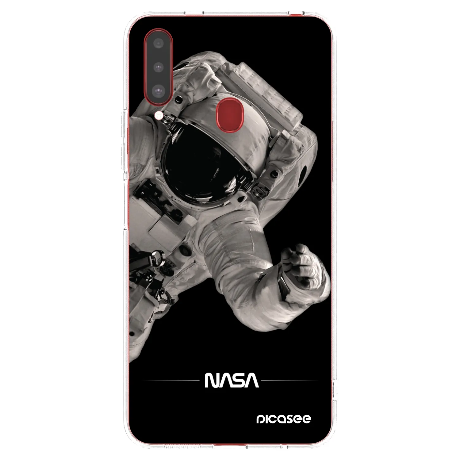 Picasee átlátszó szilikon tok az alábbi mobiltelefonokra Samsung Galaxy A20s - Astronaut Big