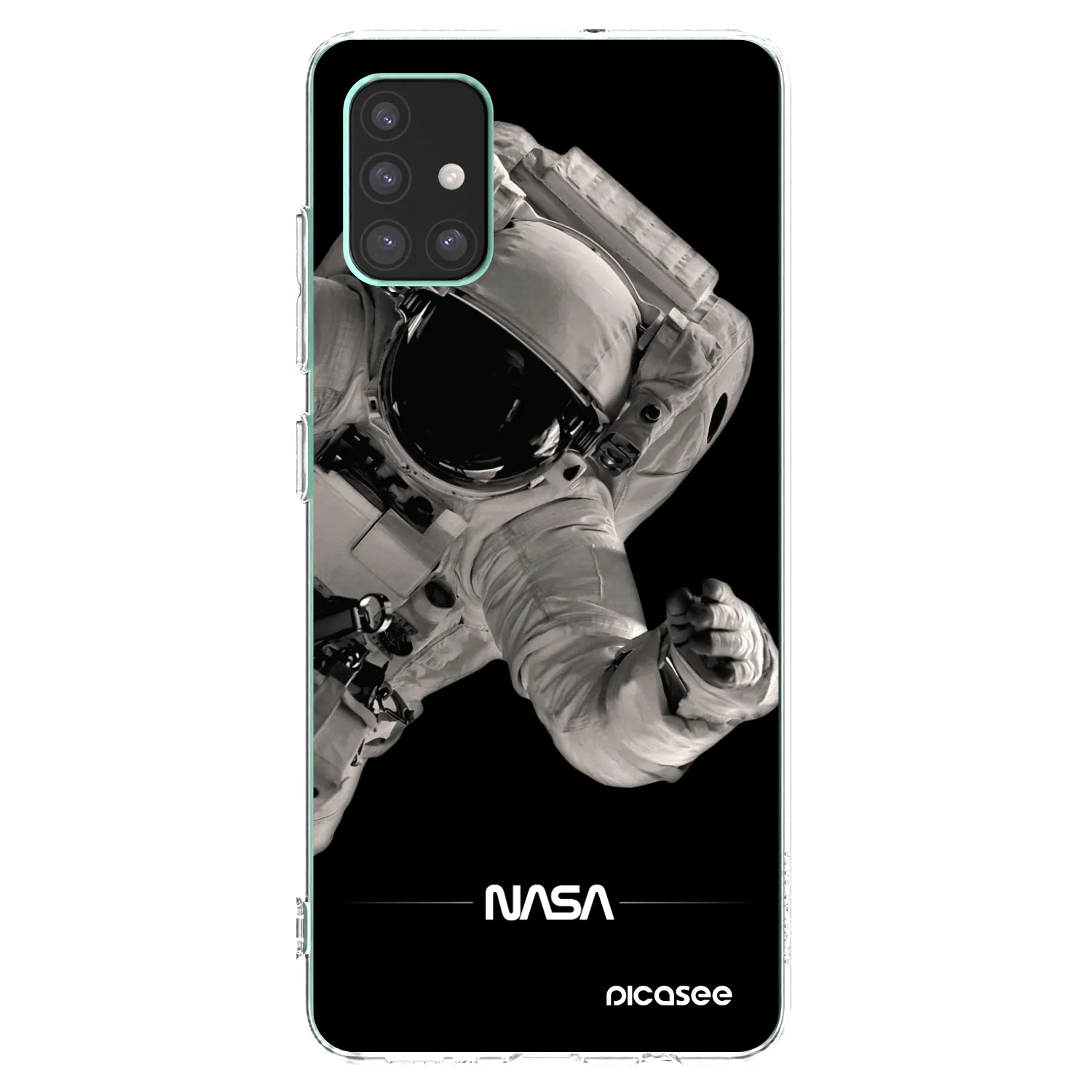 Picasee átlátszó szilikon tok az alábbi mobiltelefonokra Samsung Galaxy M51 M515F - Astronaut Big