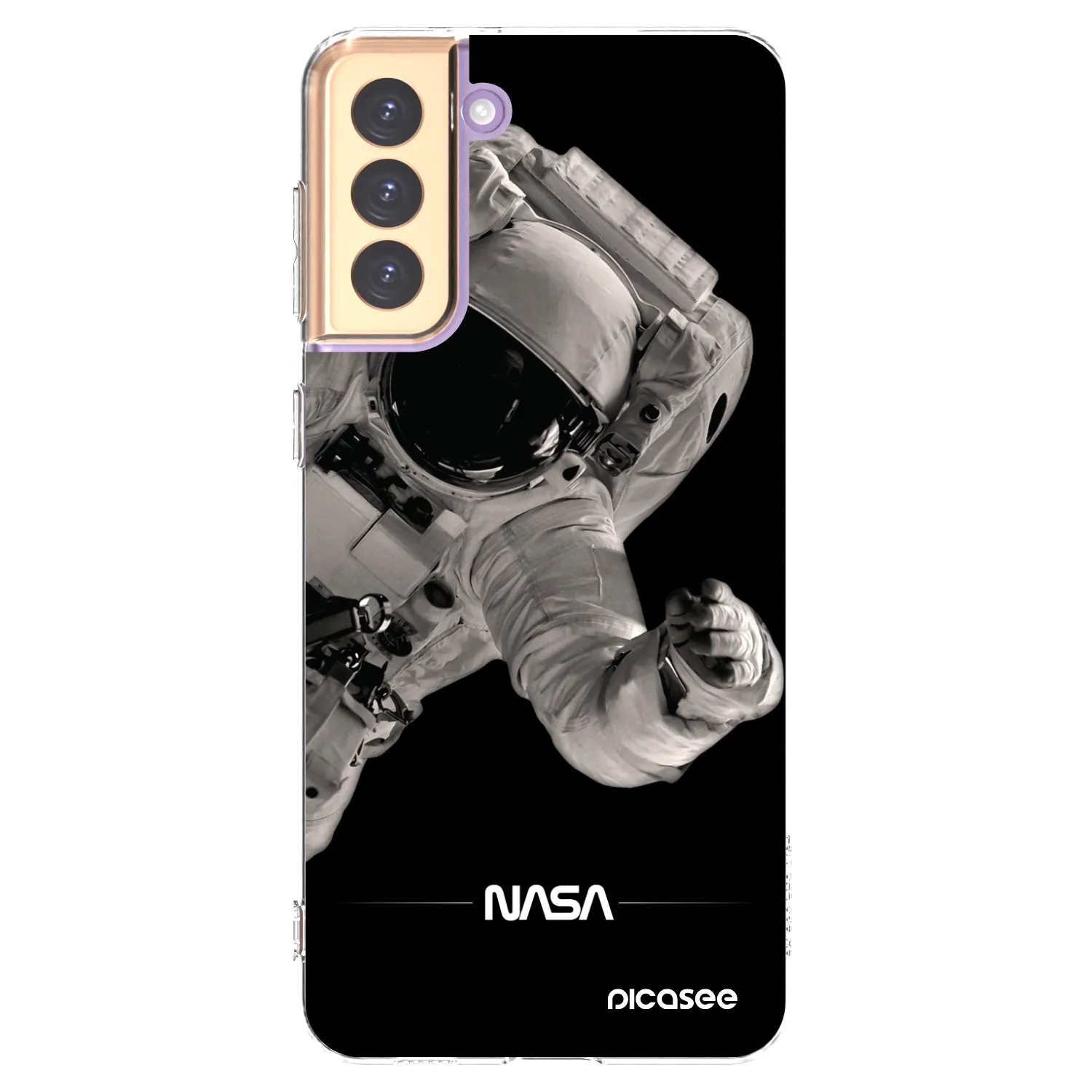 Picasee átlátszó szilikon tok az alábbi mobiltelefonokra Samsung Galaxy S21+ 5G G996F - Astronaut Big