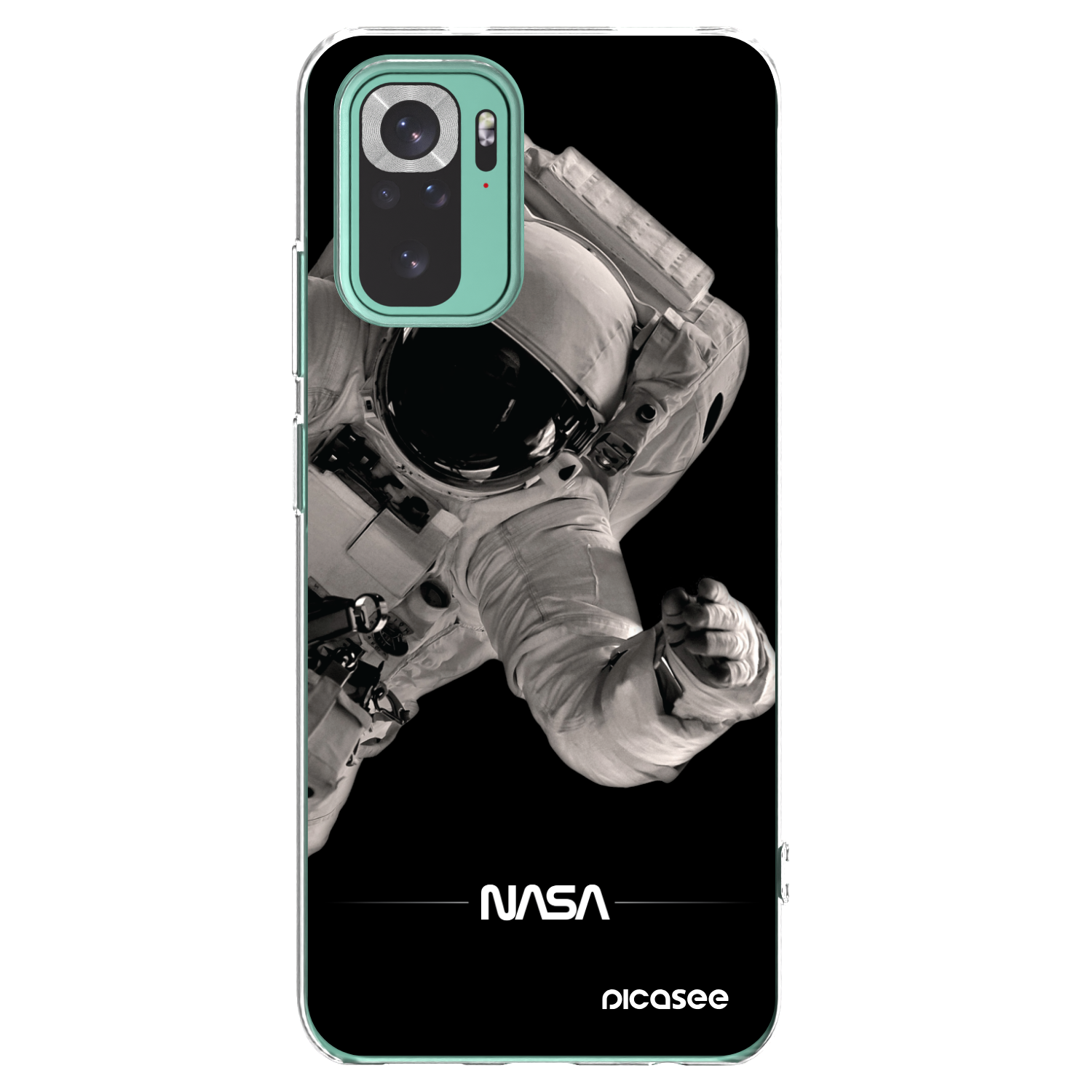 Picasee átlátszó szilikon tok az alábbi mobiltelefonokra Xiaomi Redmi Note 10 Pro - Astronaut Big