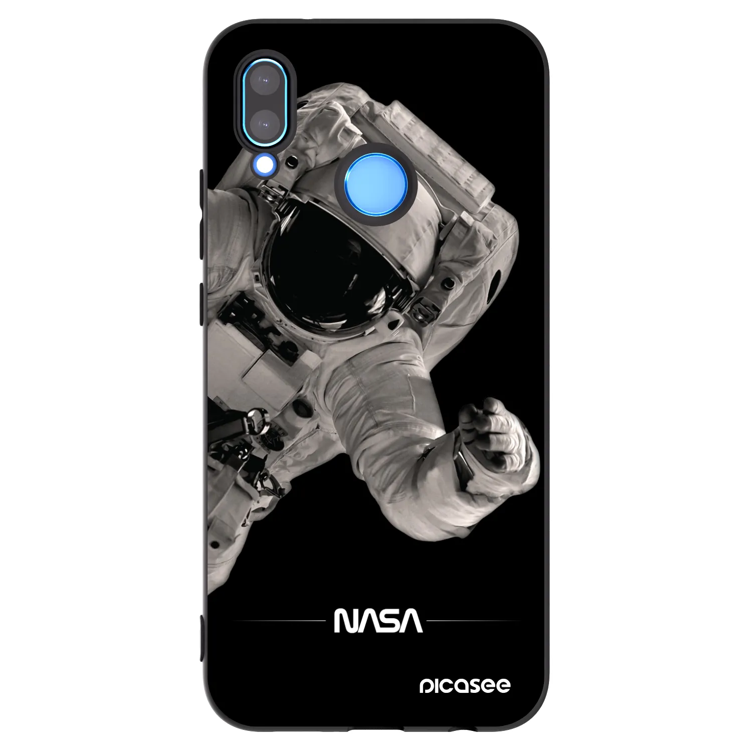 Picasee fekete szilikon tok az alábbi mobiltelefonokra Huawei P20 Lite - Astronaut Big