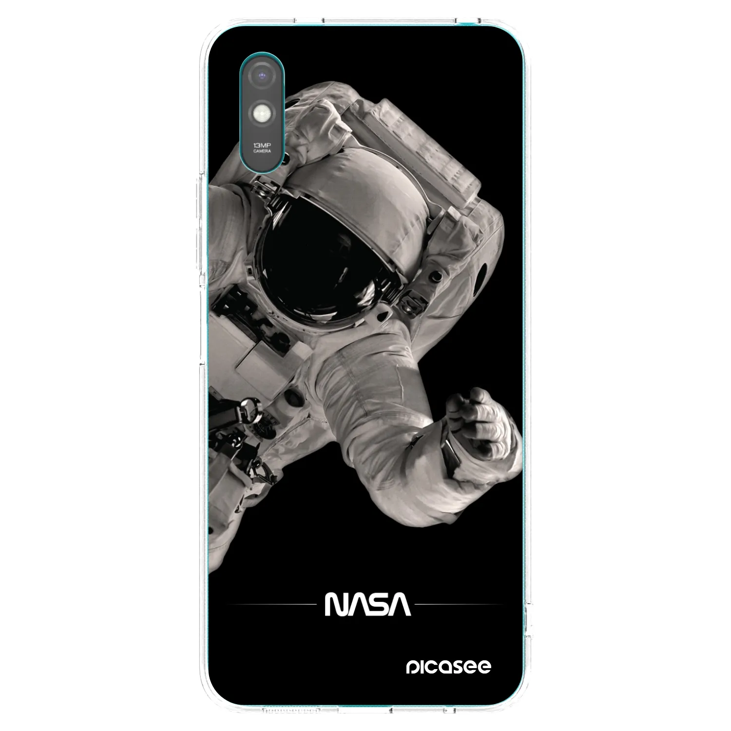 Picasee átlátszó szilikon tok az alábbi mobiltelefonokra Xiaomi Redmi 9AT - Astronaut Big