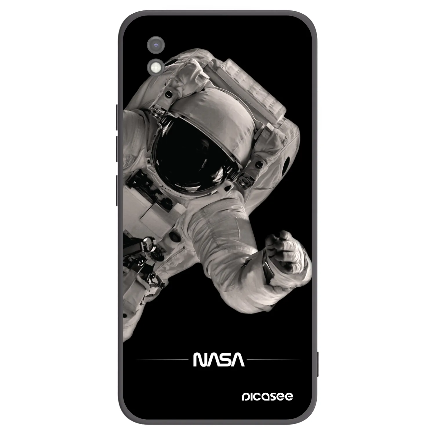Picasee fekete szilikon tok az alábbi mobiltelefonokra Xiaomi Redmi 9AT - Astronaut Big