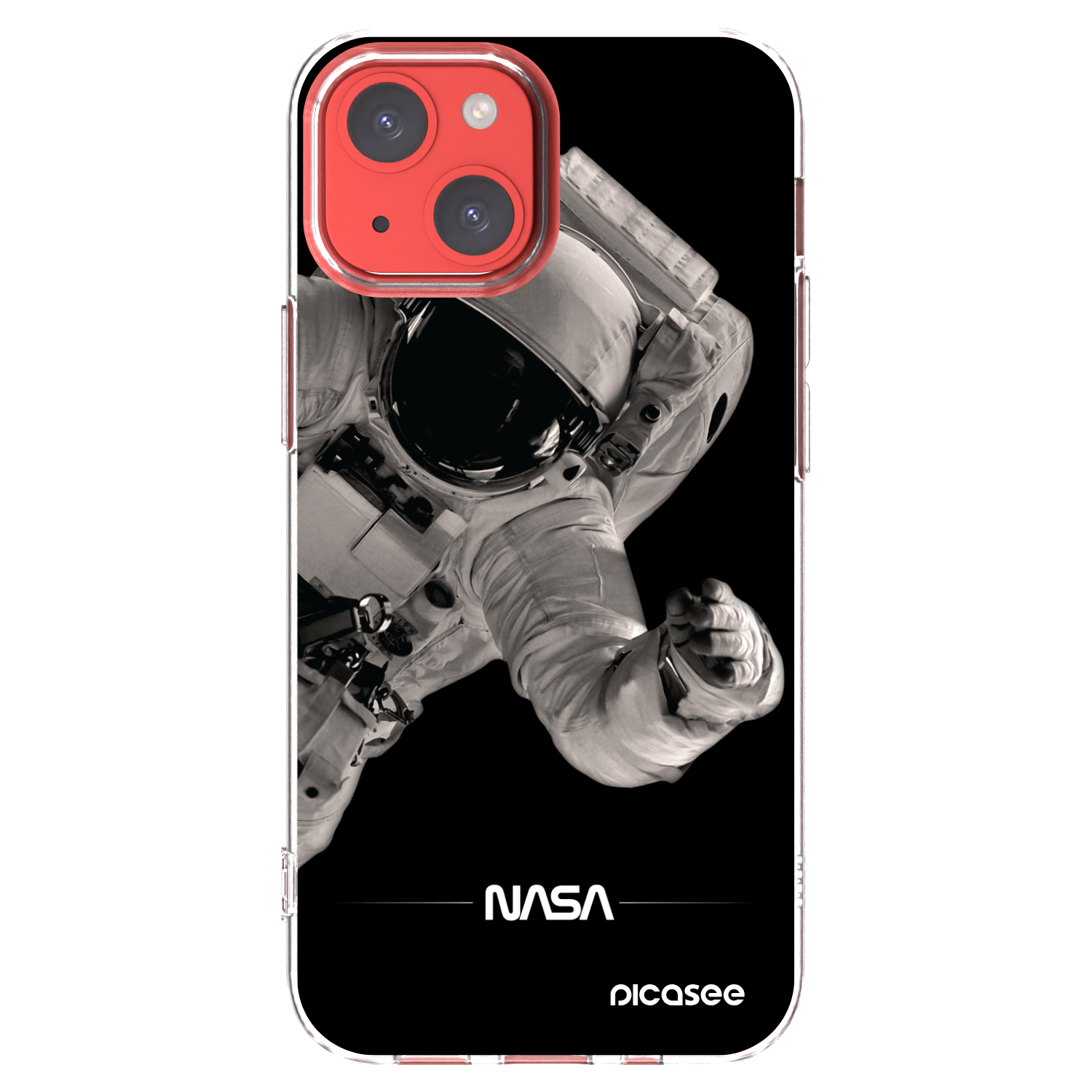 Picasee átlátszó szilikon tok az alábbi mobiltelefonokra Apple iPhone 13 mini - Astronaut Big