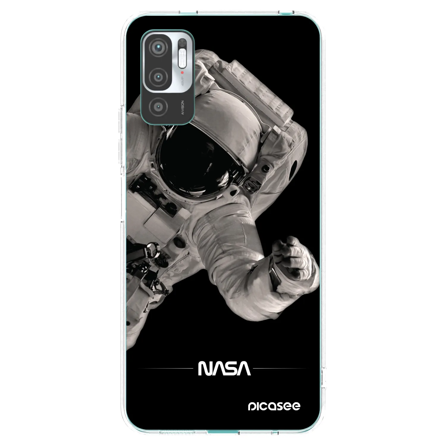 Picasee átlátszó szilikon tok az alábbi mobiltelefonokra Xiaomi Redmi Note 10 5G - Astronaut Big