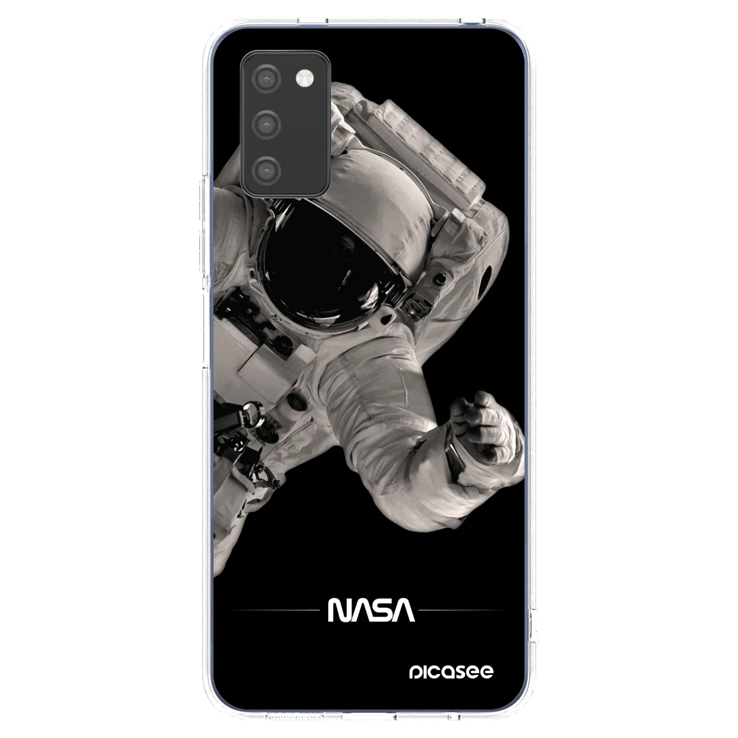 Picasee átlátszó szilikon tok az alábbi mobiltelefonokra Samsung Galaxy A02s A025G - Astronaut Big
