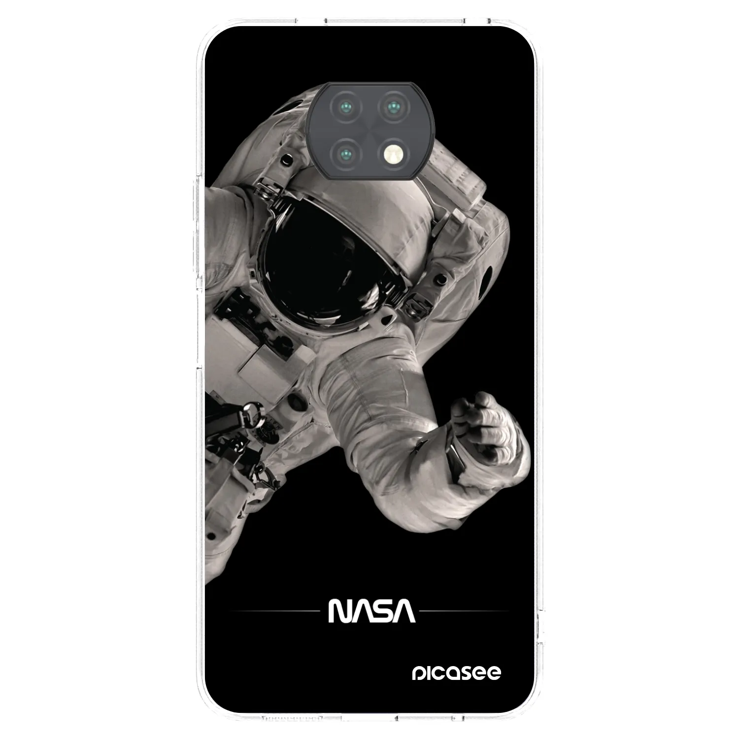 Picasee átlátszó szilikon tok az alábbi mobiltelefonokra Xiaomi Redmi Note 9T - Astronaut Big