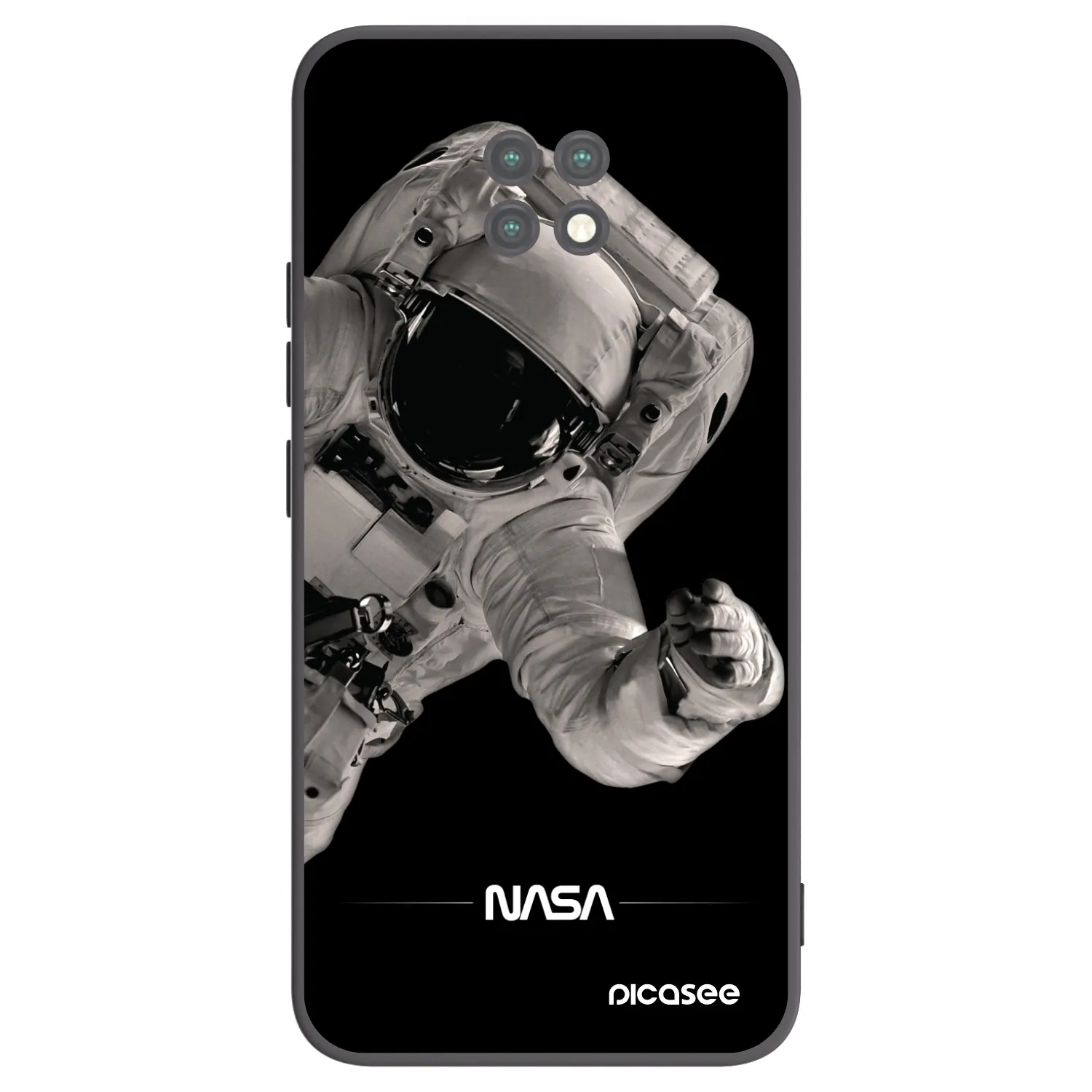 Picasee fekete szilikon tok az alábbi mobiltelefonokra Xiaomi Redmi Note 9T - Astronaut Big