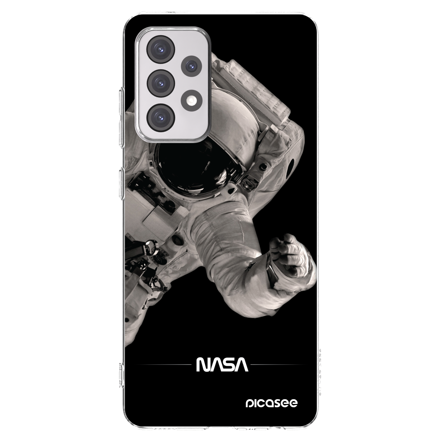 Picasee átlátszó szilikon tok az alábbi mobiltelefonokra Samsung Galaxy A52s 5G A528B - Astronaut Big