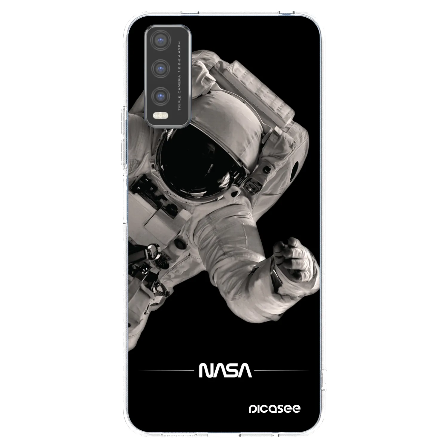 Picasee átlátszó szilikon tok az alábbi mobiltelefonokra Vivo Y20s - Astronaut Big