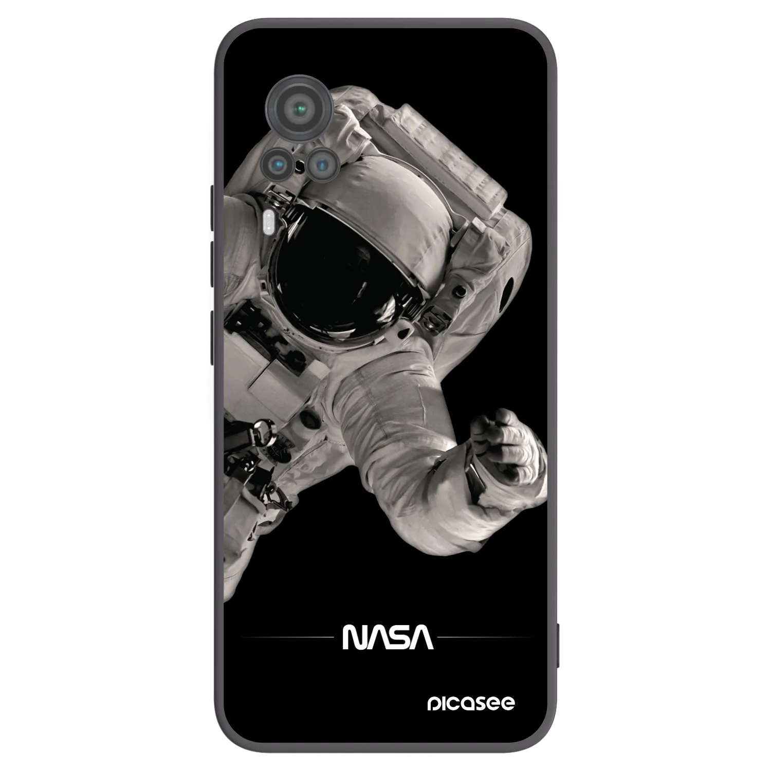 Picasee fekete szilikon tok az alábbi mobiltelefonokra Vivo X60 Pro 5G - Astronaut Big
