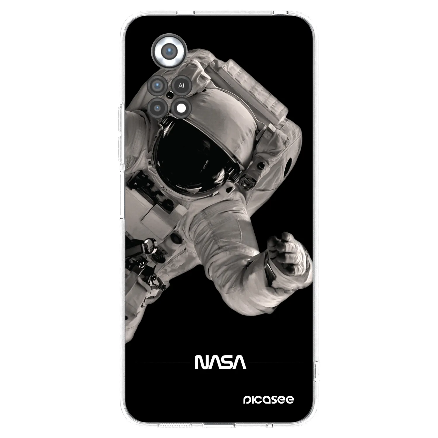 Picasee átlátszó szilikon tok az alábbi mobiltelefonokra Xiaomi Poco X4 Pro 5G - Astronaut Big