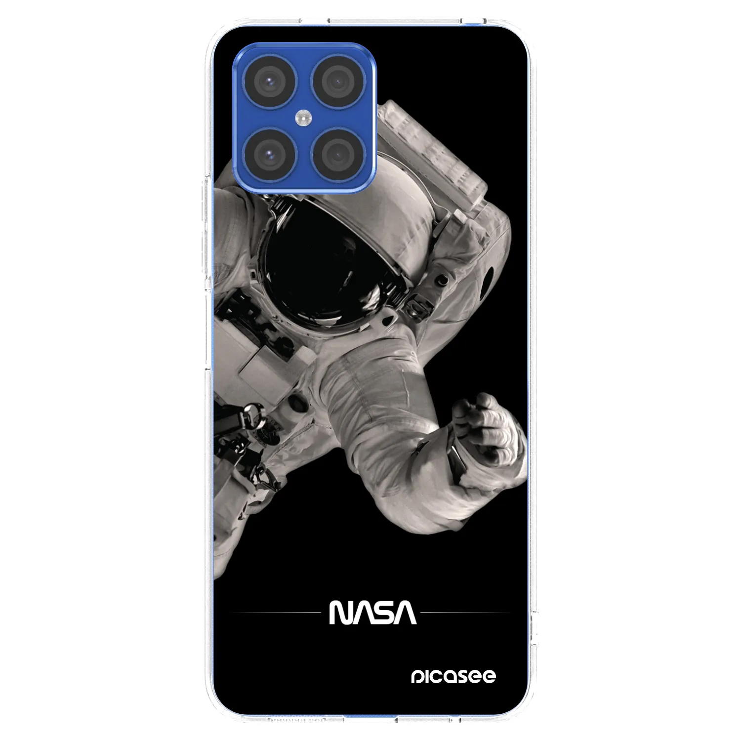 Picasee átlátszó szilikon tok az alábbi mobiltelefonokra Honor X8 4G - Astronaut Big