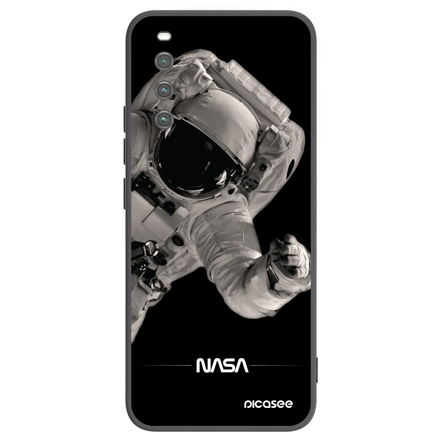 Picasee fekete szilikon tok az alábbi mobiltelefonokra Sony Xperia 10 IV 5G - Astronaut Big
