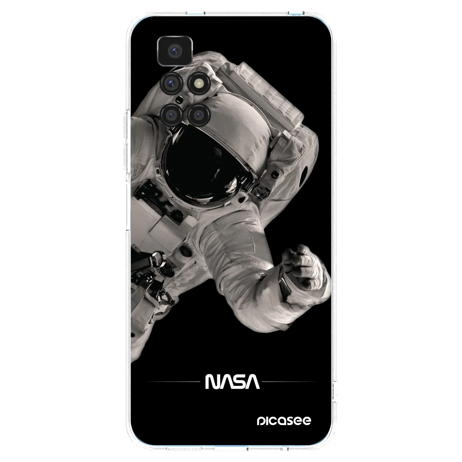 Picasee átlátszó szilikon tok az alábbi mobiltelefonokra Xiaomi Redmi 10 (2022) - Astronaut Big