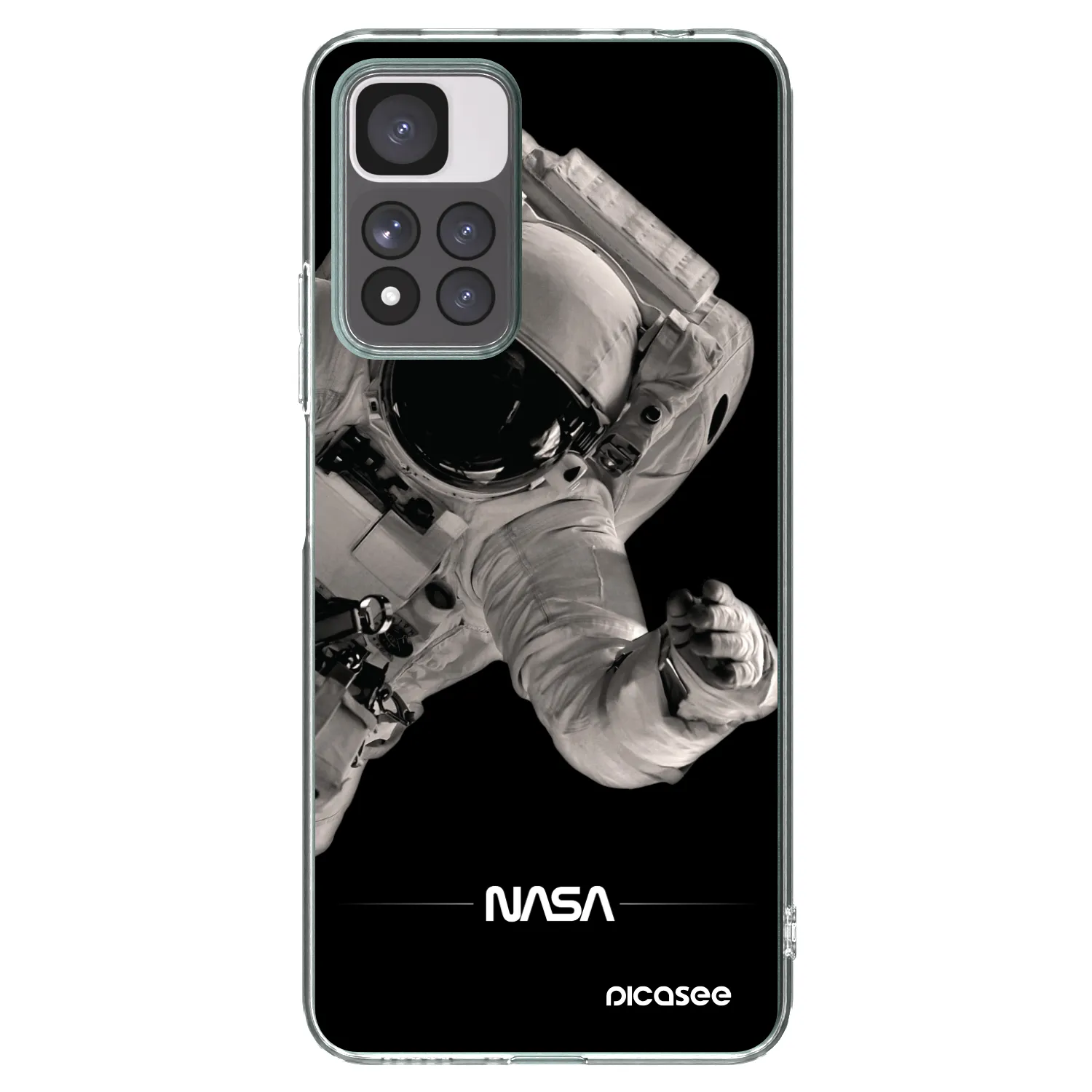 Picasee átlátszó szilikon tok az alábbi mobiltelefonokra Xiaomi Redmi Note 11 Pro+ 5G - Astronaut Big