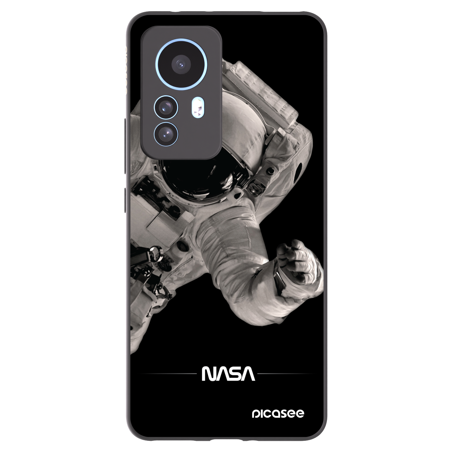Picasee fekete szilikon tok az alábbi mobiltelefonokra Xiaomi 12T - Astronaut Big
