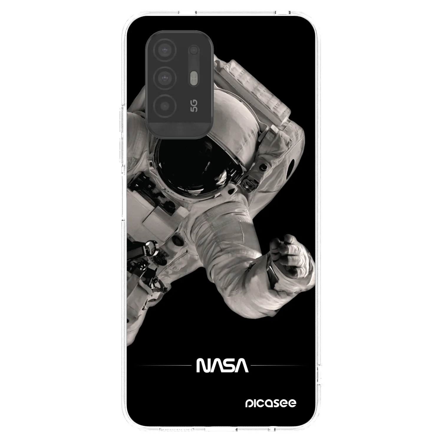 Picasee átlátszó szilikon tok az alábbi mobiltelefonokra OPPO A94 5G - Astronaut Big