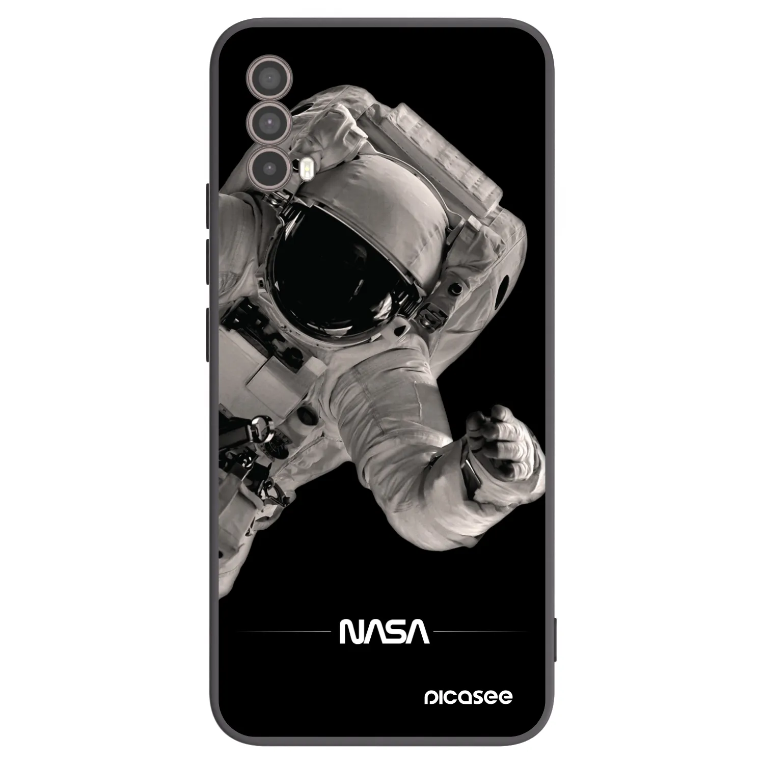 Picasee fekete szilikon tok az alábbi mobiltelefonokra Motorola Moto E40 - Astronaut Big