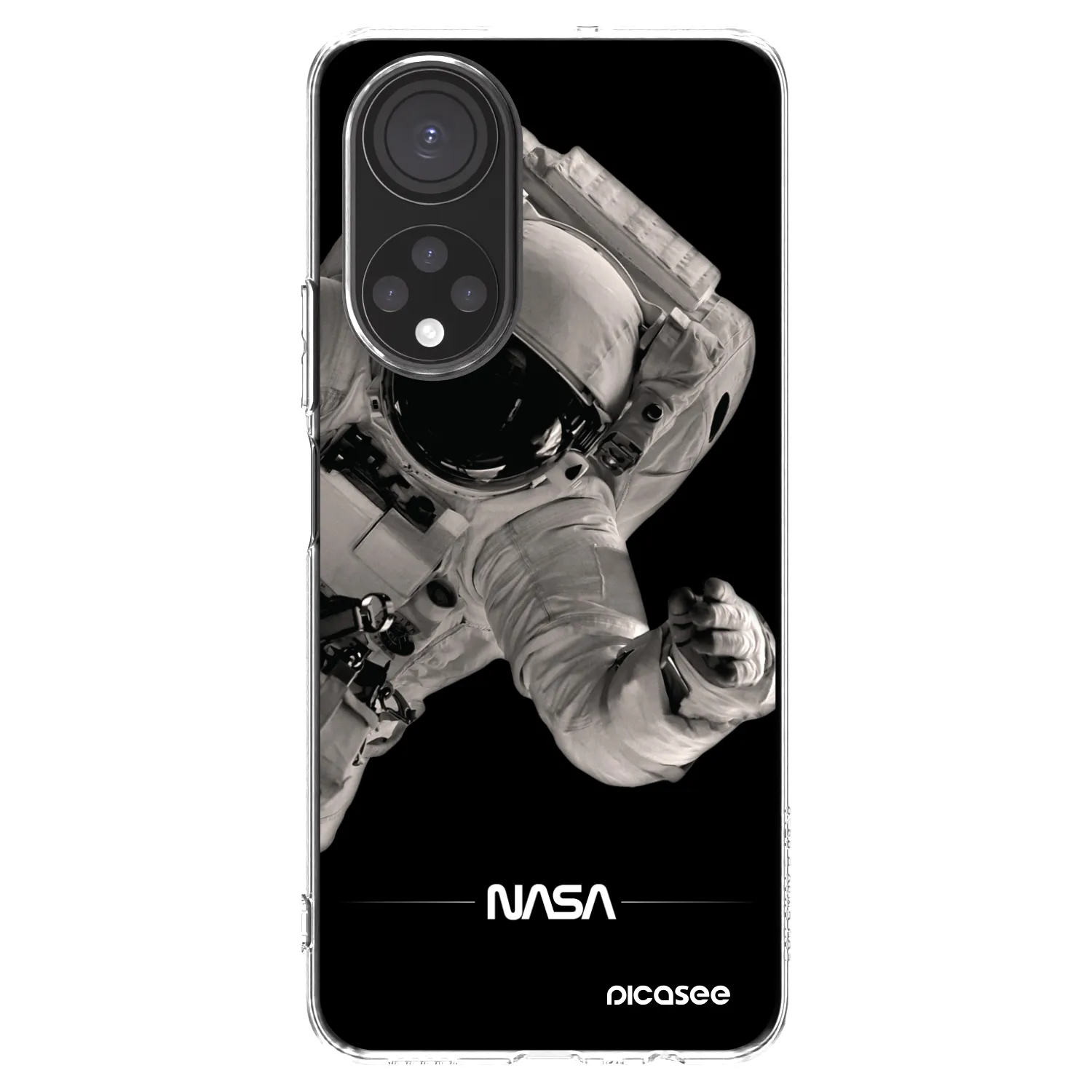 Picasee átlátszó szilikon tok az alábbi mobiltelefonokra Honor X7 - Astronaut Big