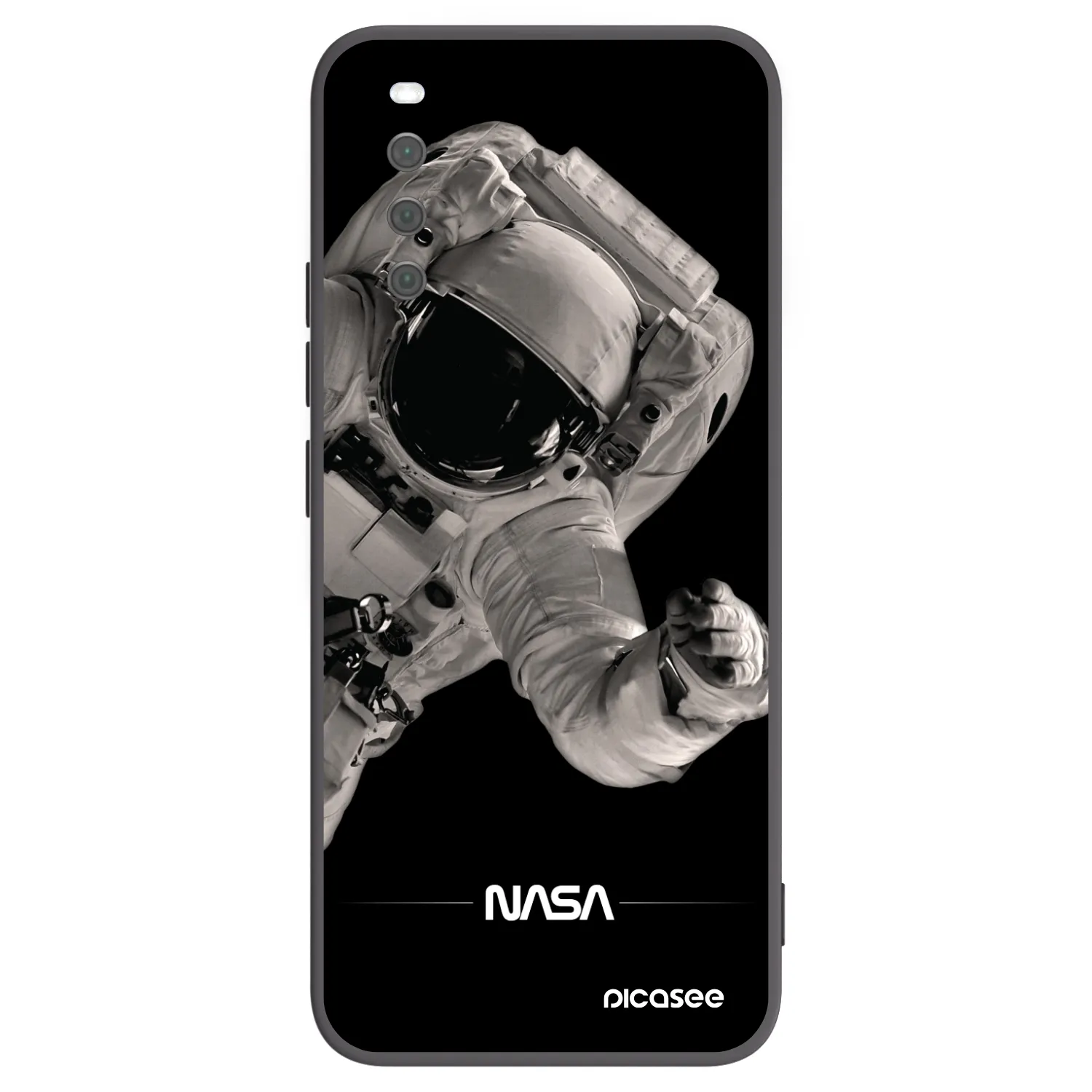 Picasee fekete szilikon tok az alábbi mobiltelefonokra Sony Xperia 10 III - Astronaut Big