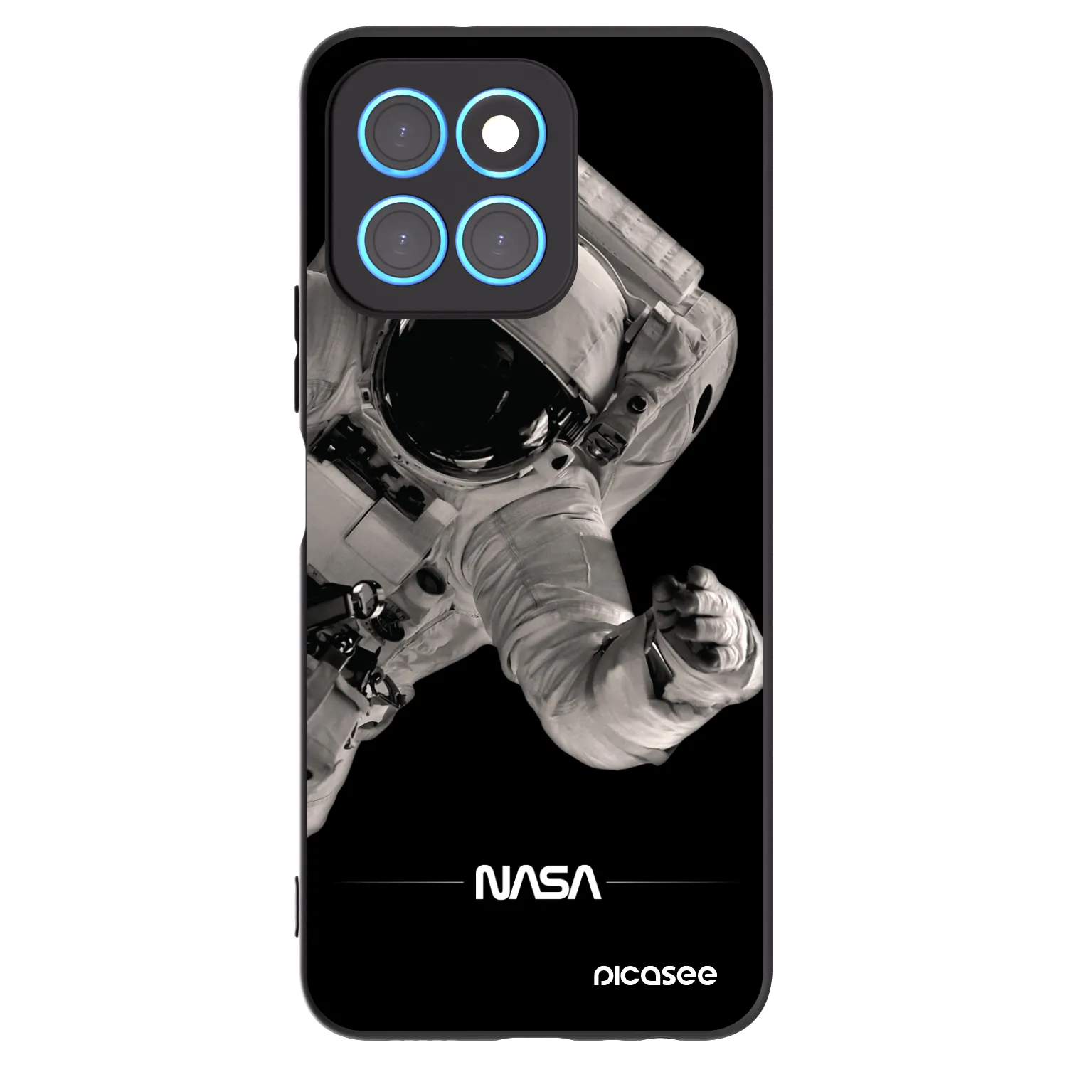 Picasee fekete szilikon tok az alábbi mobiltelefonokra Honor X6 - Astronaut Big