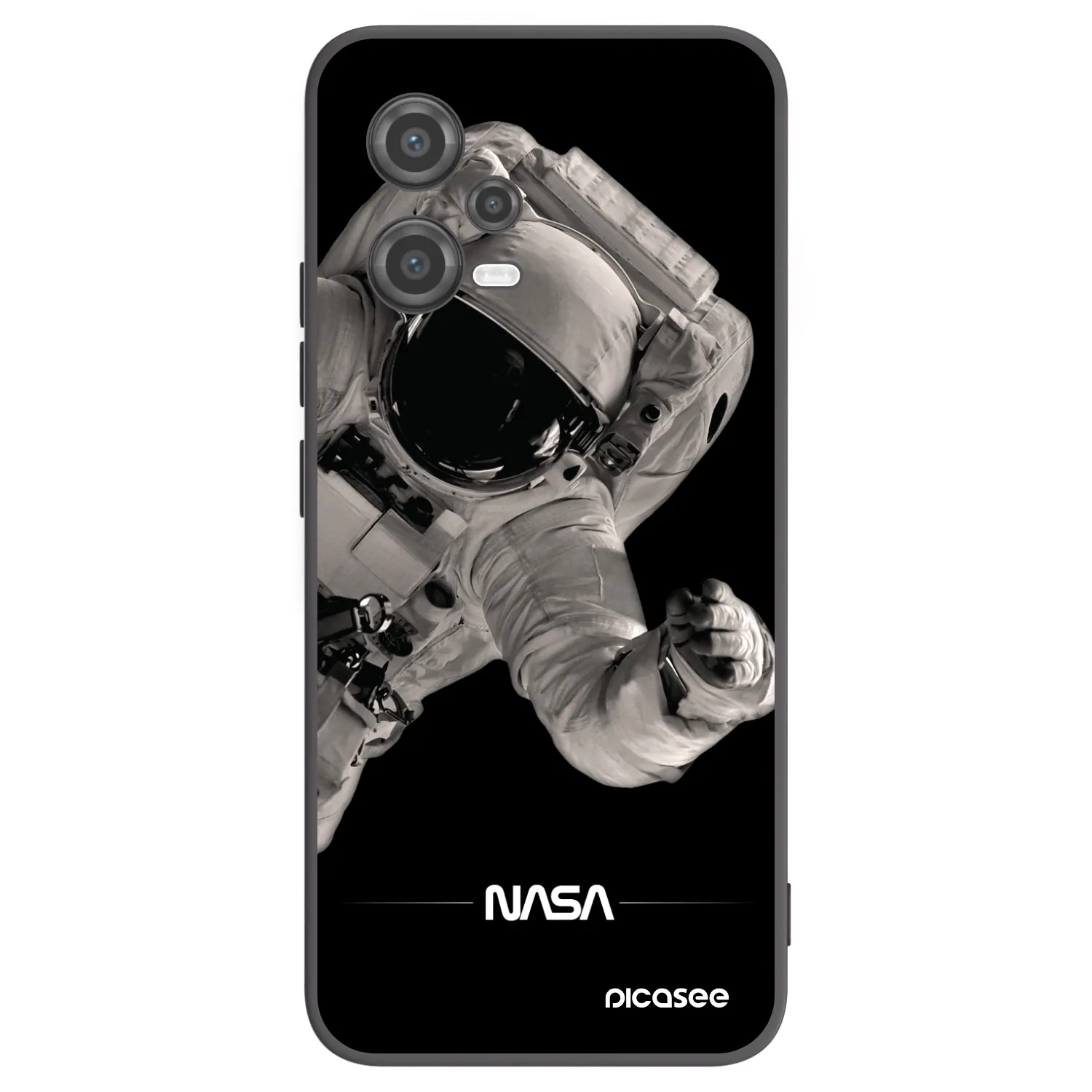 Picasee fekete szilikon tok az alábbi mobiltelefonokra Xiaomi Poco X5 - Astronaut Big