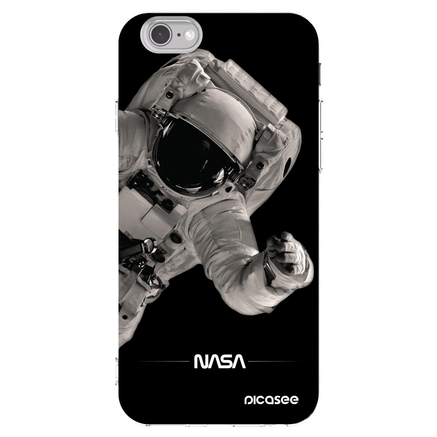 Picasee átlátszó szilikon tok az alábbi mobiltelefonokra Apple iPhone 6/6S - Astronaut Big