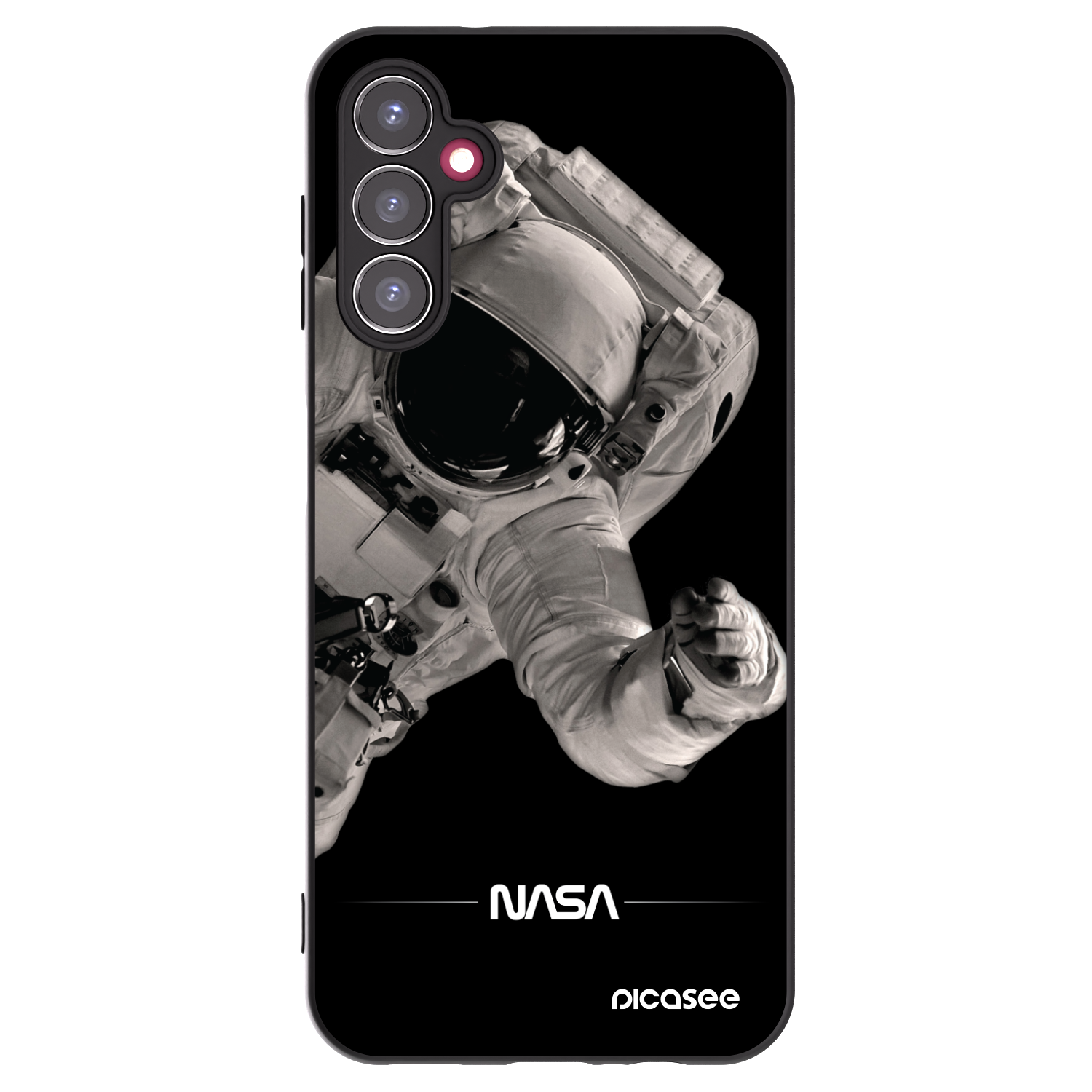 Picasee fekete szilikon tok az alábbi mobiltelefonokra Samsung Galaxy A14 5G A146P - Astronaut Big