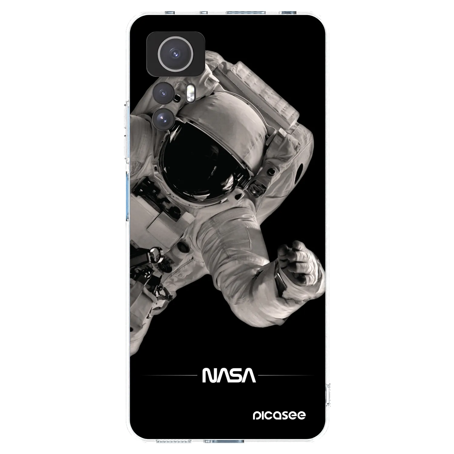 Picasee átlátszó szilikon tok az alábbi mobiltelefonokra Xiaomi Redmi Note 12S - Astronaut Big