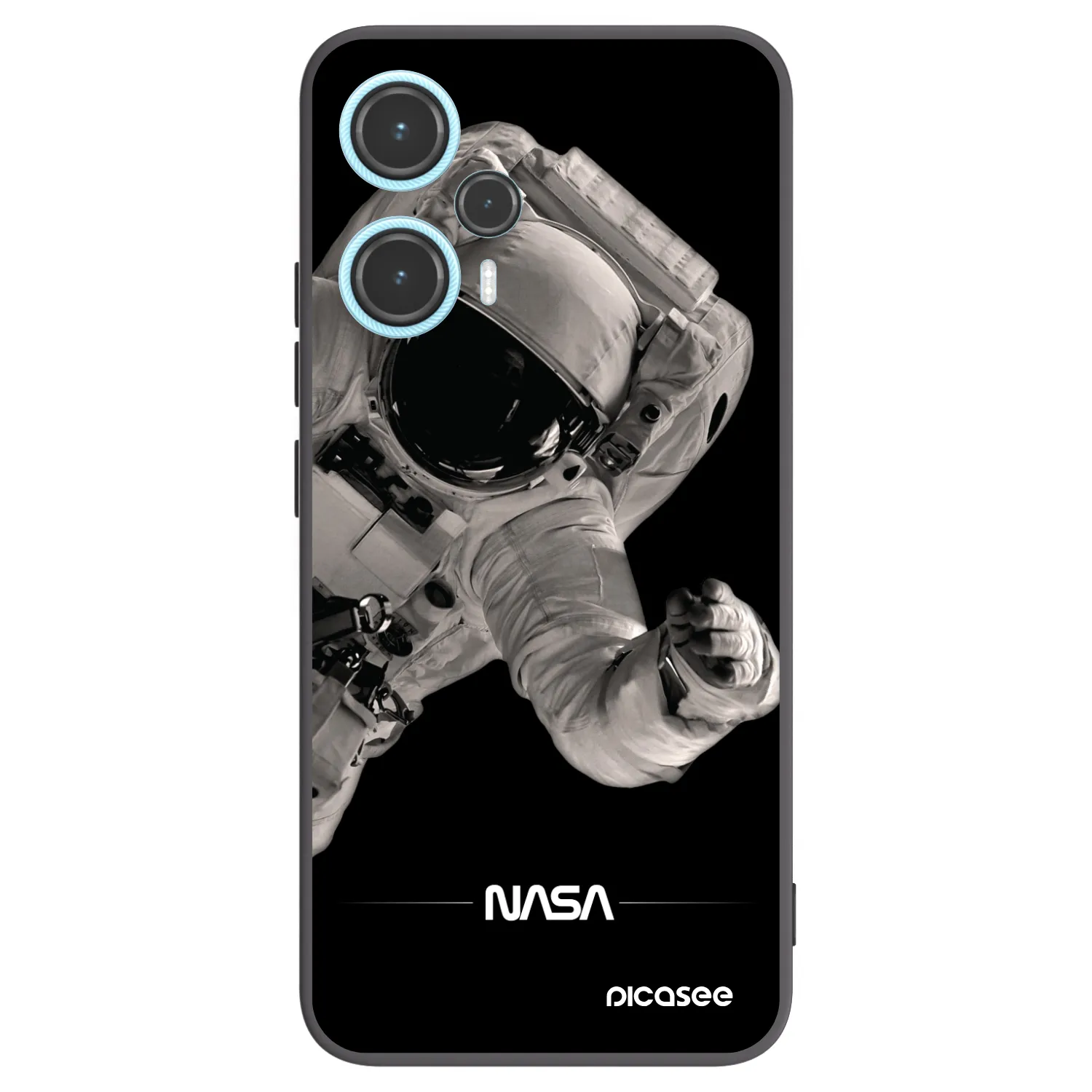 Picasee fekete szilikon tok az alábbi mobiltelefonokra Xiaomi Poco F5 - Astronaut Big