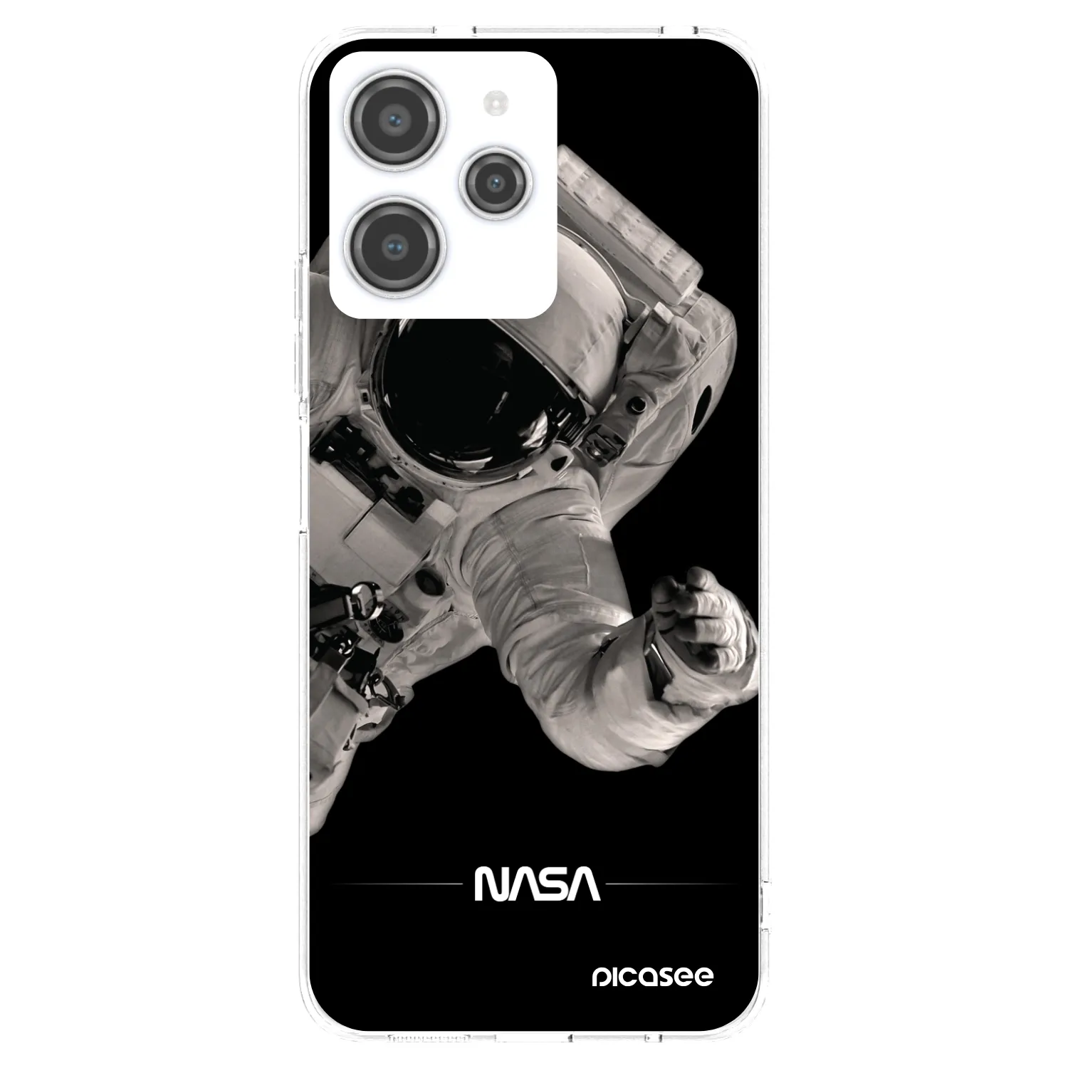 Picasee átlátszó szilikon tok az alábbi mobiltelefonokra Xiaomi Redmi 12 4G - Astronaut Big