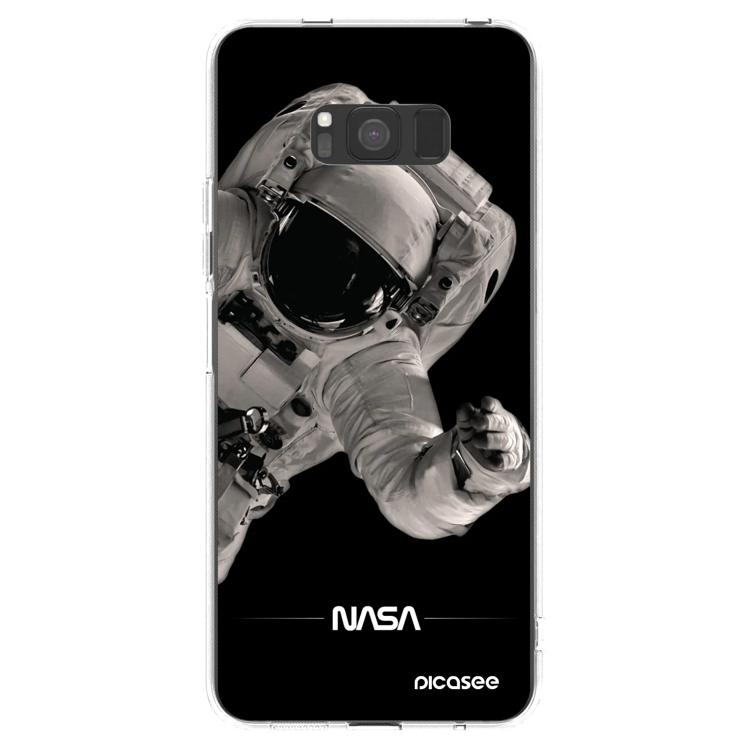Picasee átlátszó szilikon tok az alábbi mobiltelefonokra Samsung Galaxy S8 G950F - Astronaut Big